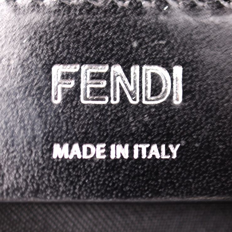 Fendi Mamma Bucket Camouflage Shoulder Bag 7va472 Nylon Leather Green Beige