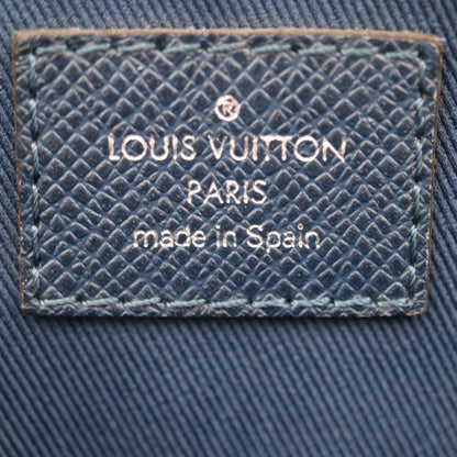 Louis Vuitton Anton Messenger PM Shoulder Bag M33426 Leather Blue Marine Silver