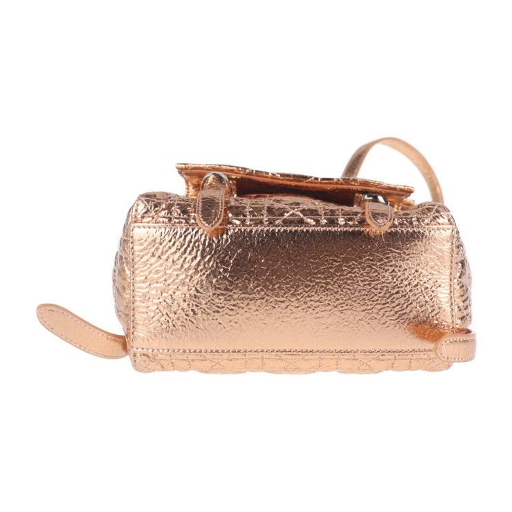DIOR Stardust S Backpack Daypack M1504pcvz Deepskin Deerskin Hyper Pink Gold
