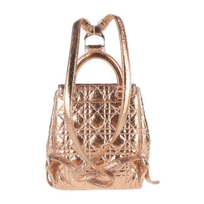 DIOR Stardust S Backpack Daypack M1504pcvz Deepskin Deerskin Hyper Pink Gold