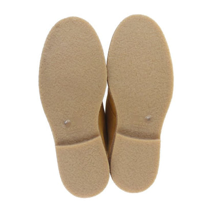 Gucci Boots 483457 Suede Mustard Yellowish Angry Cat UFO Reference Size 19.9cm