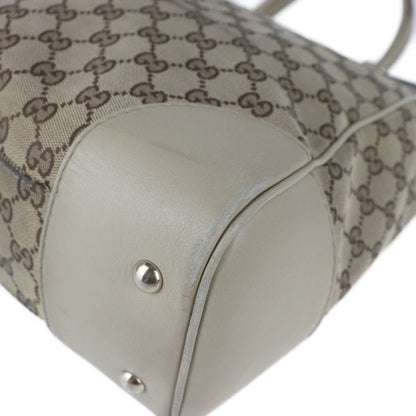 Gucci Tote Bag 257062 GG Canvas Beige Sherry Line Handbag
