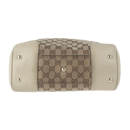 Gucci Tote Bag 257062 GG Canvas Beige Sherry Line Handbag