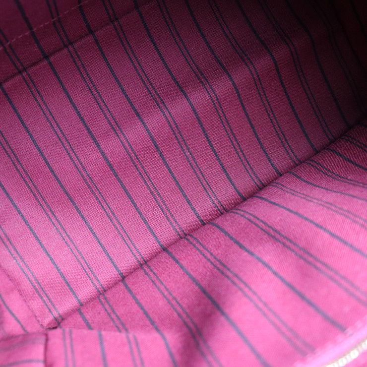 Louis Vuitton Speedy 25 Bandouliere Handbag M40764 Leather Aurore Purple Gold