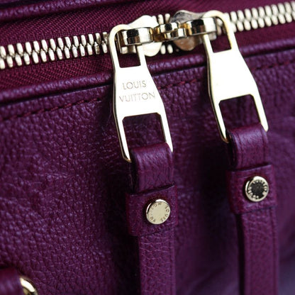 Louis Vuitton Speedy 25 Bandouliere Handbag M40764 Leather Aurore Purple Gold