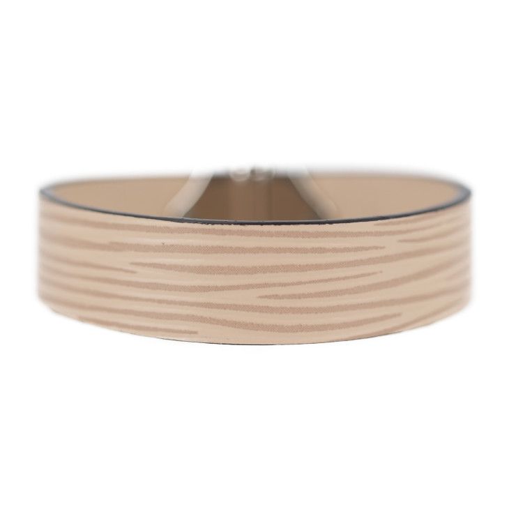 Louis Vuitton Bracelet Spirit Bracelet M6754f Epi Leather Beige Silver Hardware