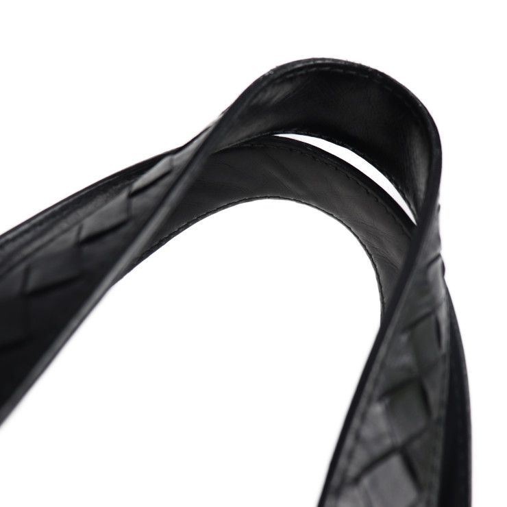 Bottega Veneta Bottega Veneta Shoulder Bag 244898 Nylon Leather Green Black