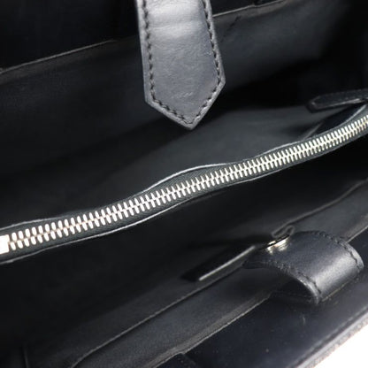 Fendi Handbag 8bh250-n3g Leather Denim Navy Toujours 2WAY Canvas