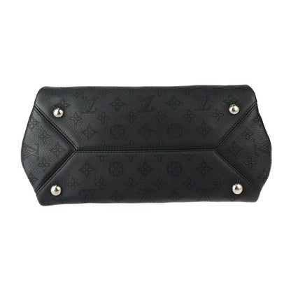 Louis Vuitton Svres Handbag M41788 Leather Black Silver Hardware Monogram