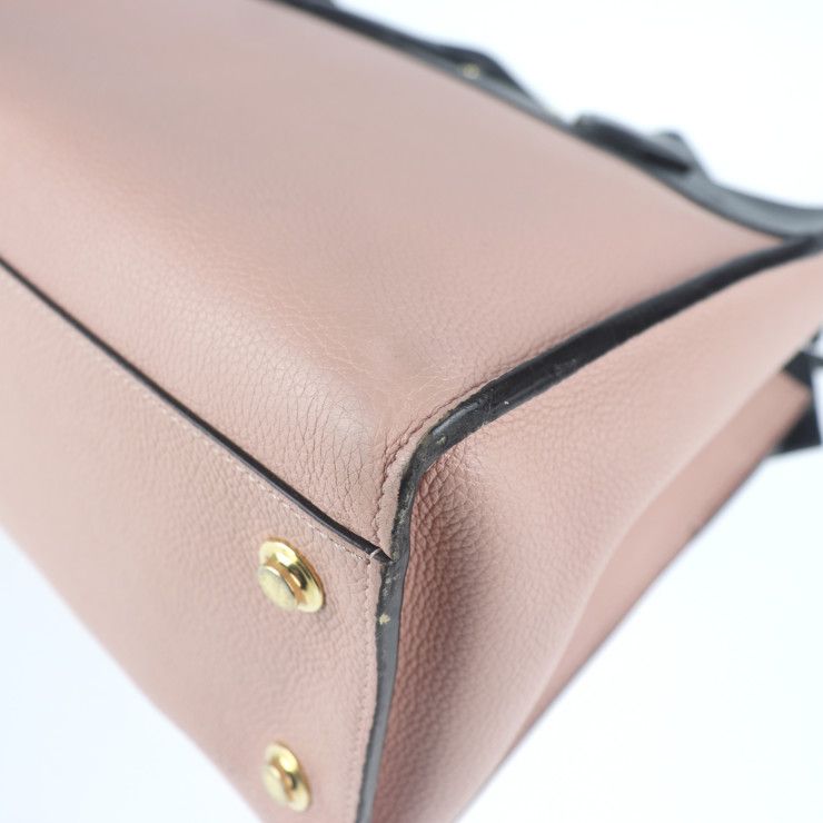 Louis Vuitton City Steamer MM Handbag M53019 Taurillon Leather Magnolia Pinkish