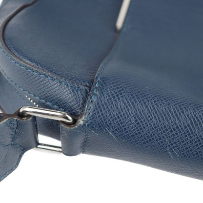 Louis Vuitton Anton Pochette Shoulder Bag M33430 Leather Blue Marine Taiga Viton