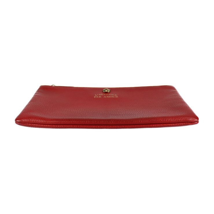 Gucci Clutch Bag 453165 Leather Red Animalier Second Bag Taiga - Angry Cat