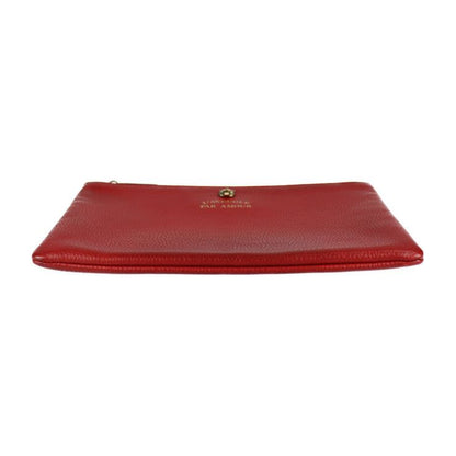 Gucci Clutch Bag 453165 Leather Red Animalier Second Bag Taiga - Angry Cat