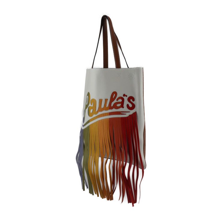 Loewe Paula's Ibiza Paula's Ibiza Tote Bag 330.16r72 Leather Multicolor Handbag