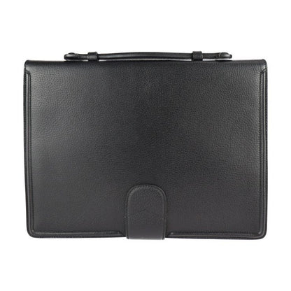 Gucci Cat Head Business Bag 495655 Leather Black Gold Hardware Clutch Bag