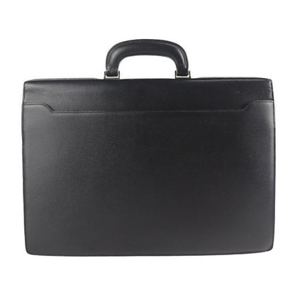Loewe Briefcase Business Bag Leather Black Gold Hardware Anagram Document Bag