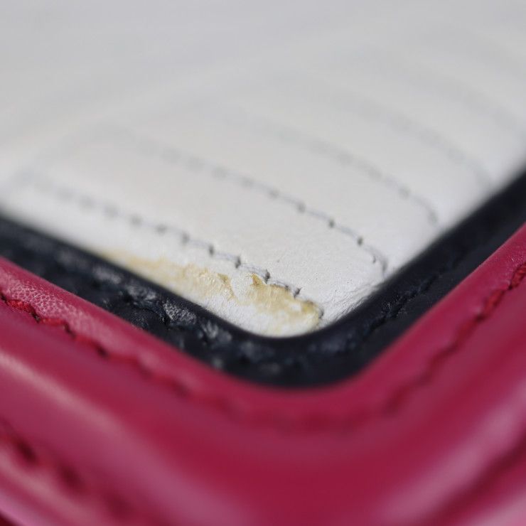 Bvlgari Bulgari Shoulder Bag - Leather Fuchsia Ivory Black Serpenti Diamond