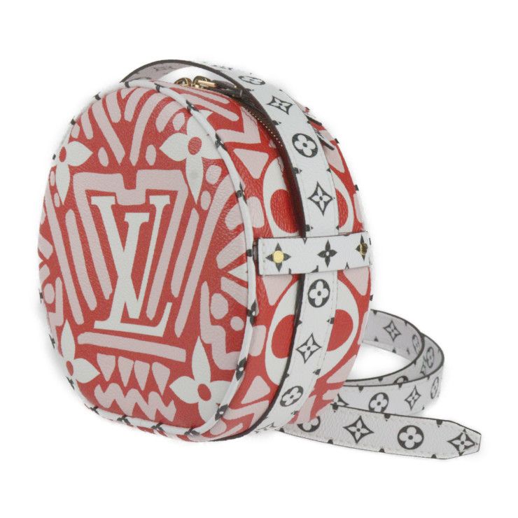 Louis Vuitton Bowat Chapeau Supre LV Crafty Shoulder Bag M45364 PVC Red Pink