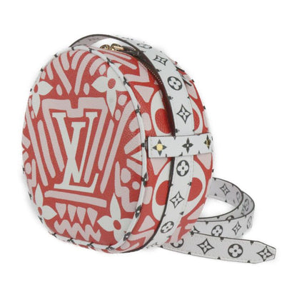 Louis Vuitton Bowat Chapeau Supre LV Crafty Shoulder Bag M45364 PVC Red Pink