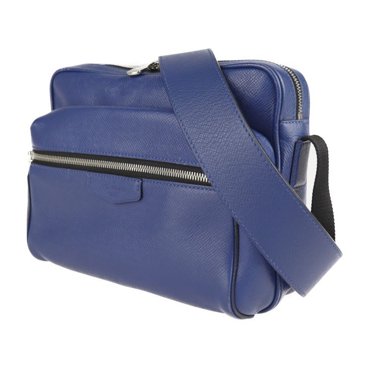 Louis Vuitton Outdoor Messenger PM Shoulder Bag M33437 Leather Cobalt Blue