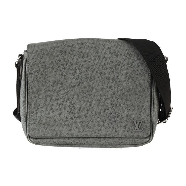 Louis Vuitton District PM NV3 Messenger Bag M30851 Leather Glacier Gray Silver