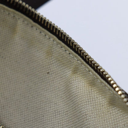 Gucci Bag Handbag 322231 PVC Leather Dark Brown Gold Hardware GG Supreme 2WAY