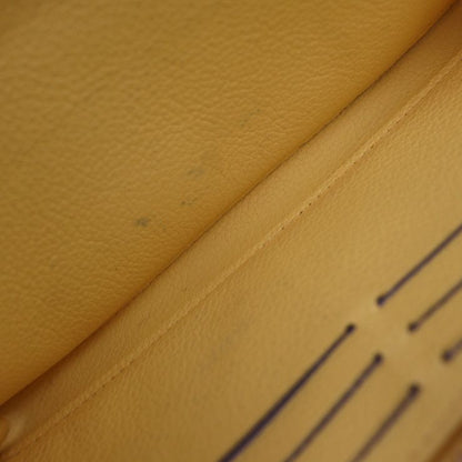 Louis Vuitton Zippy Wallet Long Wallet M81279 Leather Pink X Beige X Yellow X