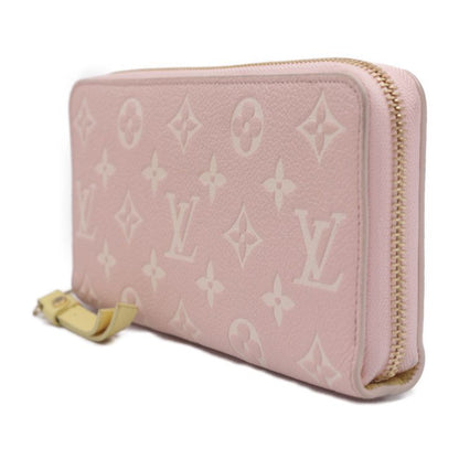 Louis Vuitton Zippy Wallet Long Wallet M81279 Leather Pink X Beige X Yellow X