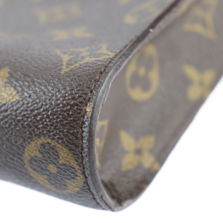 Louis Vuitton Portfolio Second Bag M40301 PVC Leather Brown Black Silver