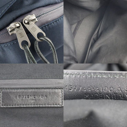 Balenciaga Xplorer Explorer Backpack Daypack 459744 Nylon Canvas Navy Logo