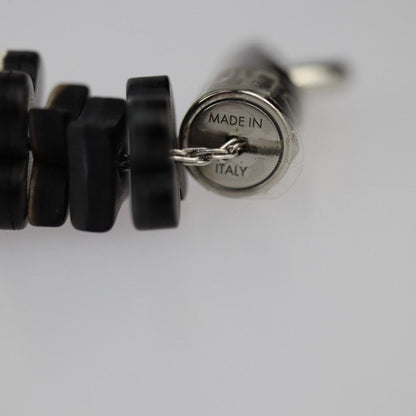Louis Vuitton Collier Tropical Flowers Necklace Mp1965 Wood Dark Grey Black