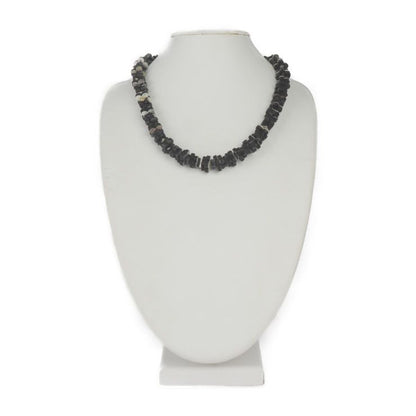 Louis Vuitton Collier Tropical Flowers Necklace Mp1965 Wood Dark Grey Black