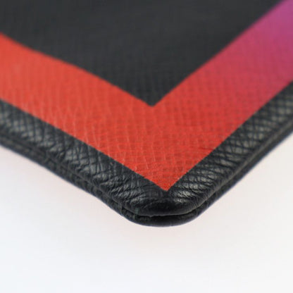 Louis Vuitton Pochette A4 Chain Second Bag M30347 Leather Black Rainbow Taiga