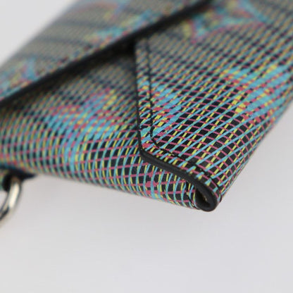 Louis Vuitton Kirigami Necklace Card Case M68613 Calf Leather Blue Multicolored