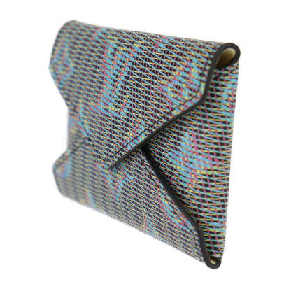 Louis Vuitton Kirigami Necklace Card Case M68613 Calf Leather Blue Multicolored