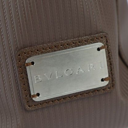 Bvlgari Bulgari Messenger Bag Shoulder Bag 29754 PVC Leather Brown Matte Silver