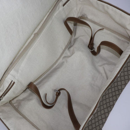 Gucci Boston Bag 267905 PVC Leather Brown Silver Hardware Diamante 2WAY