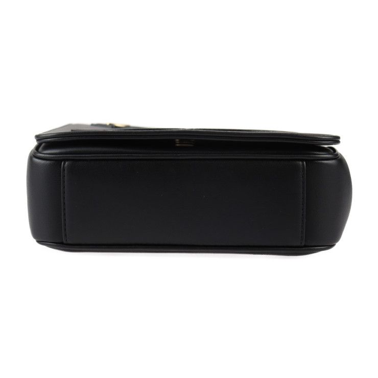 Chanel Chain Shoulder Bag Shoulder Bag As0321 Calfskin Black Gold Hardware Coco