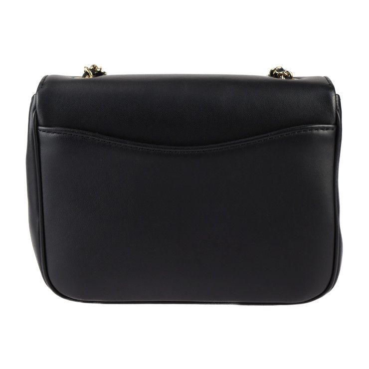 Chanel Chain Shoulder Bag Shoulder Bag As0321 Calfskin Black Gold Hardware Coco