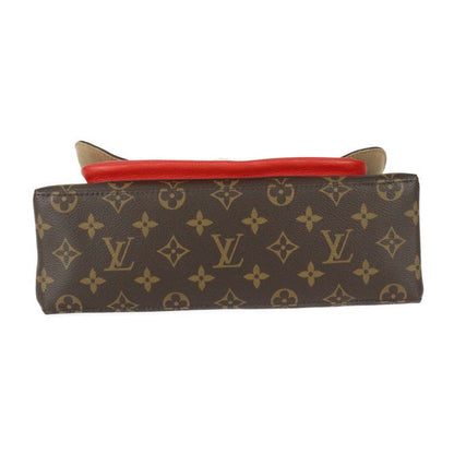 Louis Vuitton Marignan Handbag M44286 PVC Leather Brown Coquelicot Gold