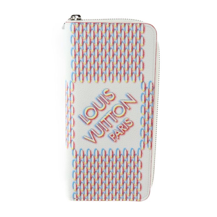 Louis Vuitton Zippy Wallet Vertical Long Wallet M81403 Leather Bronze White