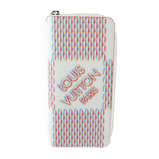 Louis Vuitton Zippy Wallet Vertical Long Wallet M81403 Leather Bronze White
