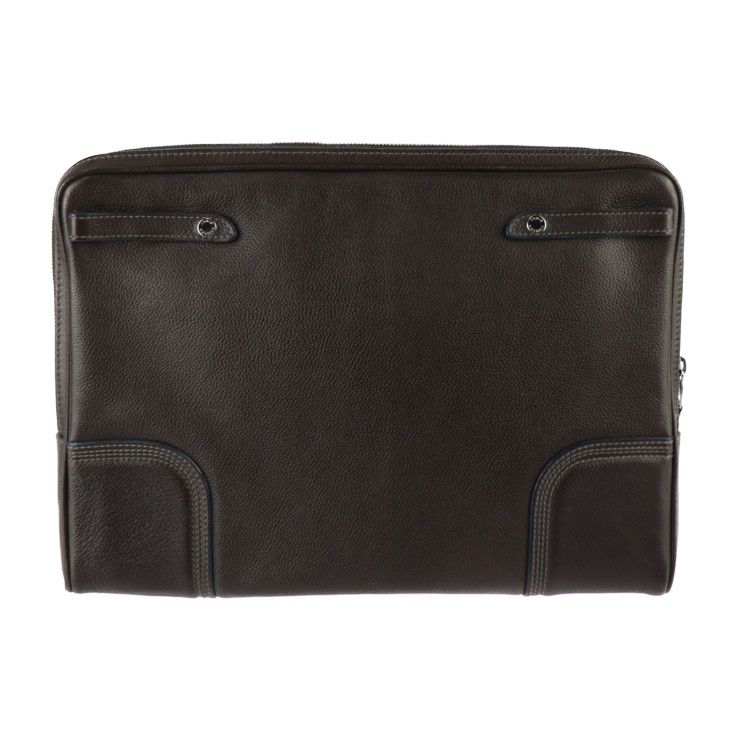 Louis Vuitton Porte Audinature Second Bag M95777 Leather Brown Silver Hardware