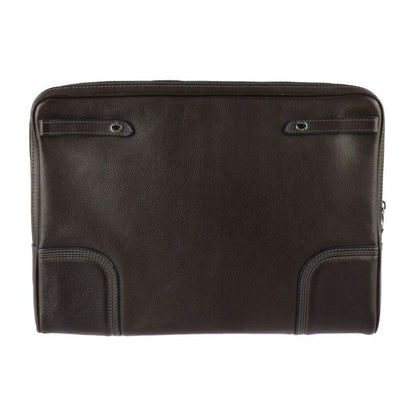 Louis Vuitton Porte Audinature Second Bag M95777 Leather Brown Silver Hardware