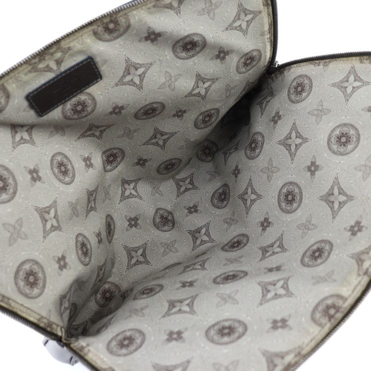 Louis Vuitton Porte Audinature Second Bag M95777 Leather Brown Silver Hardware