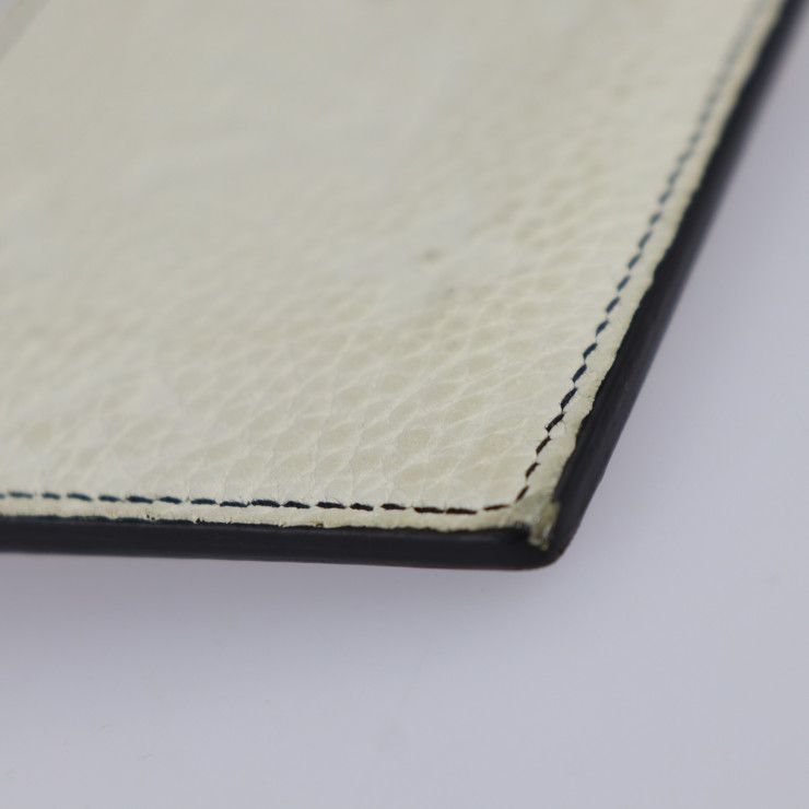 Louis Vuitton Coin Card Holder Coin Case M81314 Leather White X Blue X Yellow X