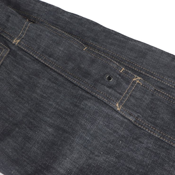 Gucci Skirt 091768 #40 Cotton Denim Black Tight Knee Length Skirt Jeans