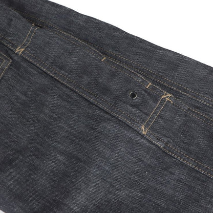 Gucci Skirt 091768 #40 Cotton Denim Black Tight Knee Length Skirt Jeans
