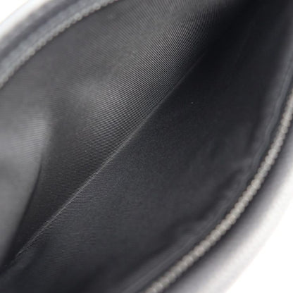 Louis Vuitton Take Off Suring Body Bag M57081 Grain Leather Noir Black LV Logo