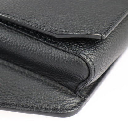 Louis Vuitton Take Off Suring Body Bag M57081 Grain Leather Noir Black LV Logo